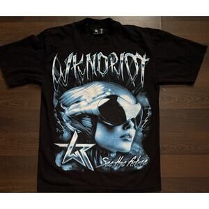 Rare Find WKND RIOT SS25 SEE THE FUTURE TEE (BLACK) Size Medium